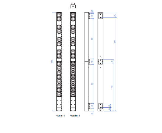 Расширительный блок активного линейного массива​ Bosch LA3-VARI-E