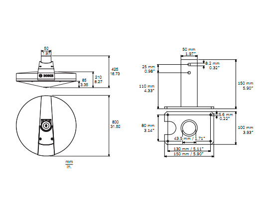 Крепление для акустической системы Bosch LM1-MSB-1