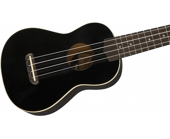 Укулеле FENDER UKULELE VENICE SOPRANO BLACK WN