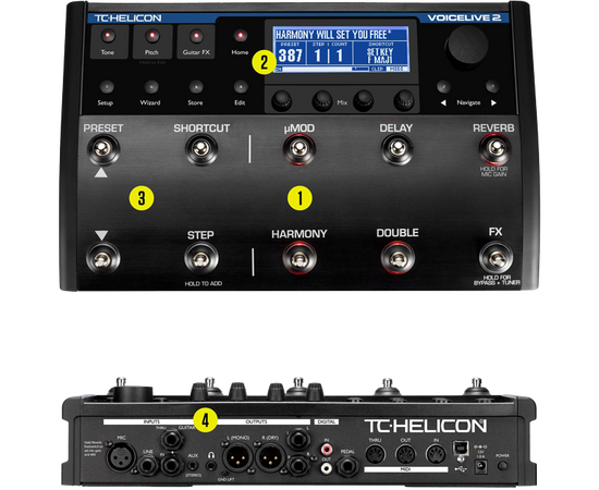 Вокальный процессор TC-Helicon VoiceLive 2