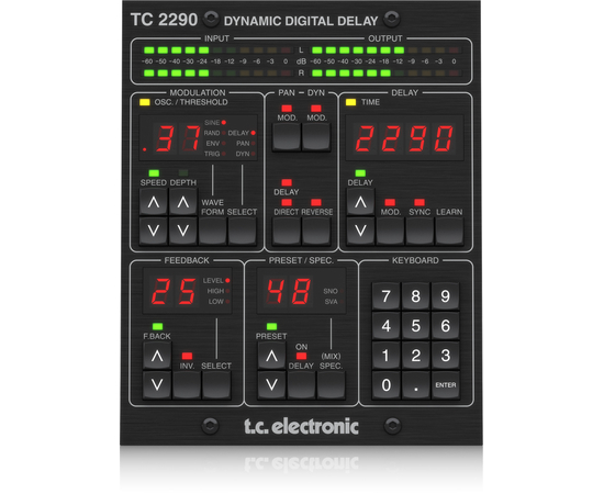 Студийный дилэй-плагин TC Electronic TC2290-DT