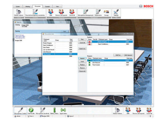 Программа управления микрофонами конференц-систем Bosch DCN-SWMM-E - 50421 за 0 грн. | 4Club