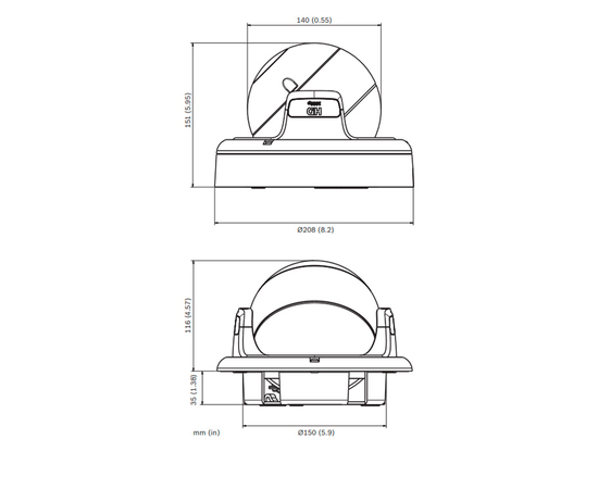 Видеокамера Bosch NDN-832V09-P