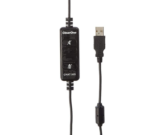 Профессиональная USB-гарнитура ClearOne CHAT 30D USB, фото , изображение 2