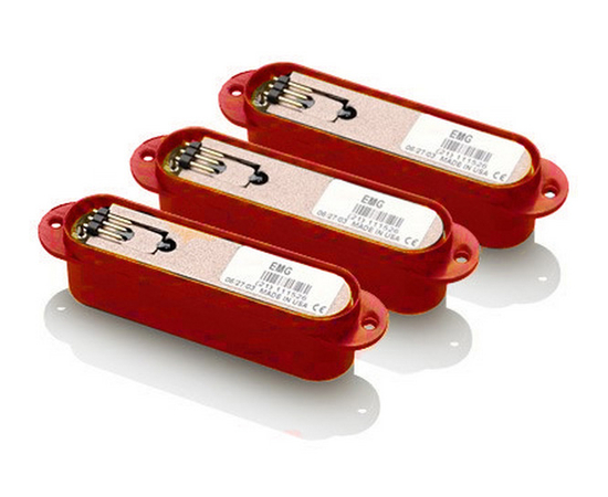 Набор активных звукоснимателей EMG SV SET RED, фото 
