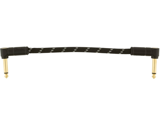Кабель FENDER CABLE DELUXE SERIES 6" PATCHES (PAIR) BLACK TWEED, фото , изображение 2