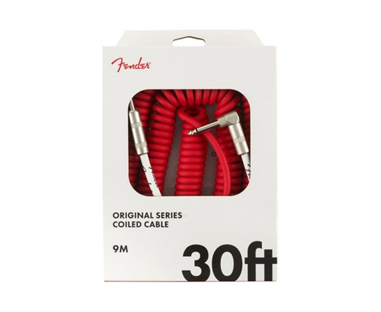 Кабель инструментальный FENDER CABLE ORIGINAL SERIES 30' COILS FRD, фото , изображение 2