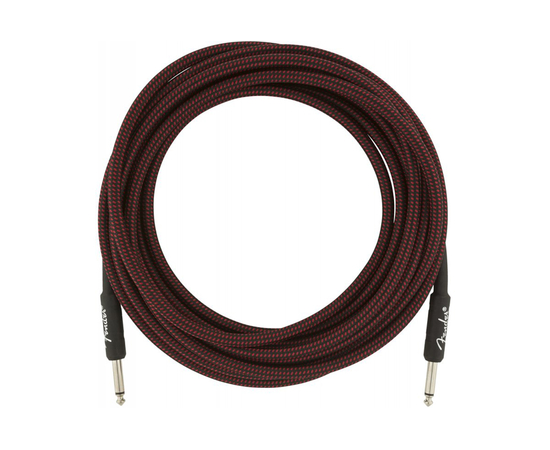 Кабель инструментальный FENDER CABLE PROFESSIONAL SERIES 18.6' RED TWEED, фото , изображение 2