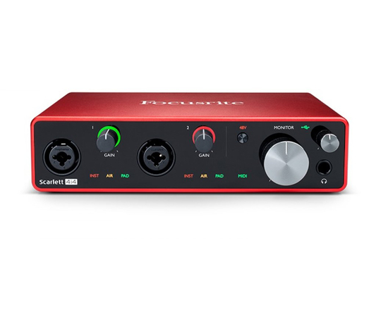 Аудиоинтерфейс FOCUSRITE Scarlett 4i4 (3rd gen), фото , изображение 2