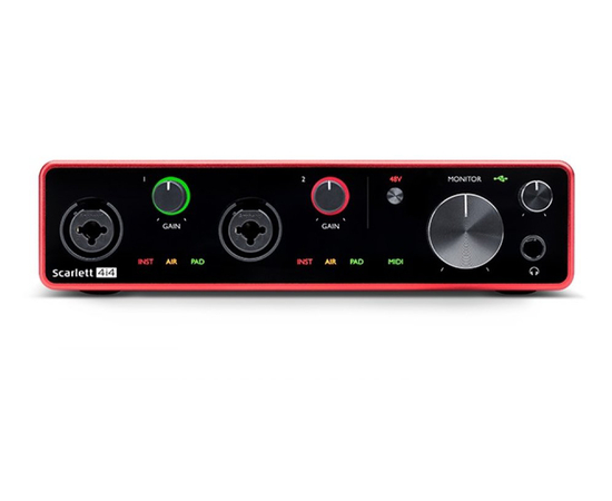Аудиоинтерфейс FOCUSRITE Scarlett 4i4 (3rd gen), фото , изображение 3