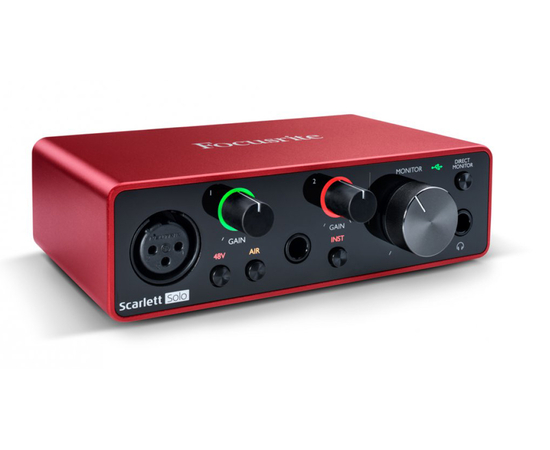 Аудиоинтерфейс FOCUSRITE Scarlett Solo (3rd gen), фото , изображение 4