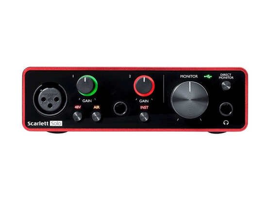 Аудиоинтерфейс FOCUSRITE Scarlett Solo (3rd gen), фото , изображение 2