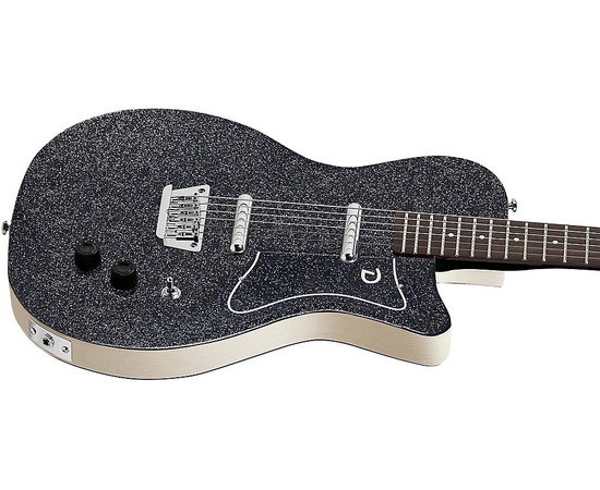 Електрогітара DANELECTRO 56 Baritone (Black Metal Flake), image , зображення 2