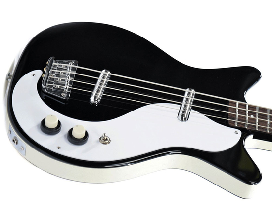 Бас-гітара DANELECTRO 59DC Long Scale Bass (Black), image , зображення 3