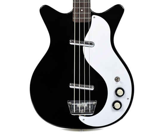 Бас-гітара DANELECTRO 59DC Long Scale Bass (Black), image , зображення 4