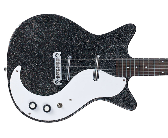 Электрогитара DANELECTRO 59 MJ (Black Metal Flake), фото , изображение 2