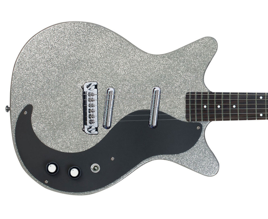 Электрогитара DANELECTRO 59 MJ (Silver Metal Flake), фото , изображение 2