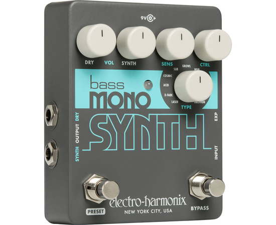 Гитарная педаль с эффектом синтезатора Electro-harmonix Bass Mono Synth - 141638 за 0 грн. | 4Club