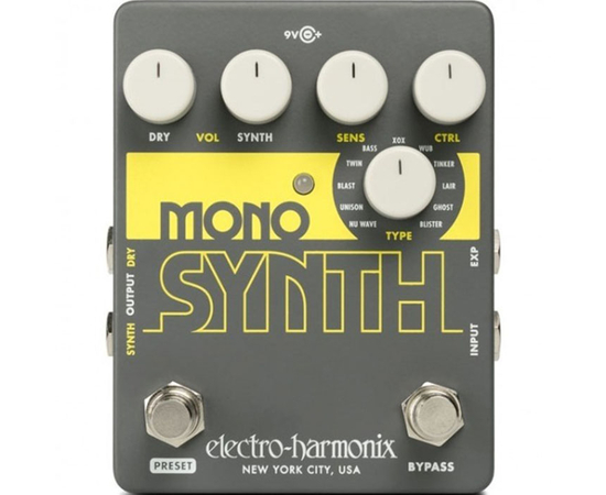 Гитарная педаль с эффектом синтезатора Electro-harmonix Guitar Mono Synth - 141640 за 0 грн. | 4Club