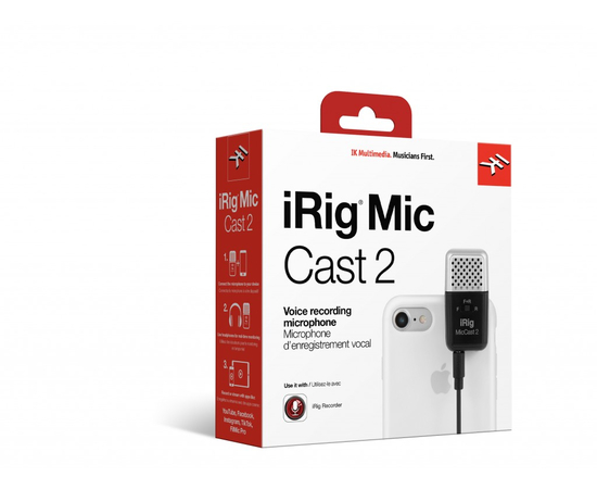 Микрофон IK MULTIMEDIA iRig Mic Cast 2 - 141721 за 3336 грн. | 4Club