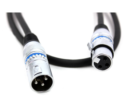 Кабель микрофонный QUIK LOK CM180-1BK, фото , изображение 3