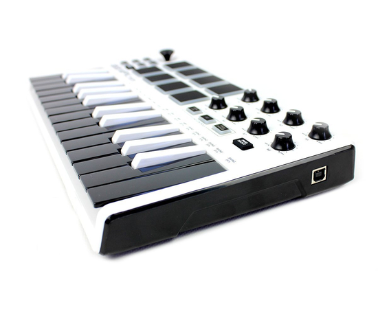 MIDI клавиатура AKAI MPK MINI MK2 WHITE, фото , изображение 3