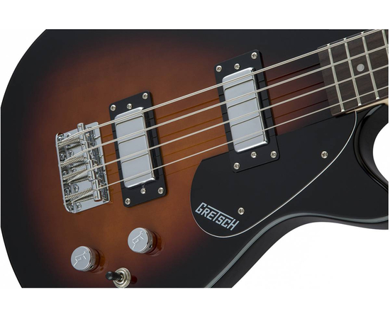 Бас-гітара GRETSCH G2220 ELECTROMATIC JUNIOR JET BASS II SHORT-SCALE WN TOBACCO SUNBURST, image , зображення 5