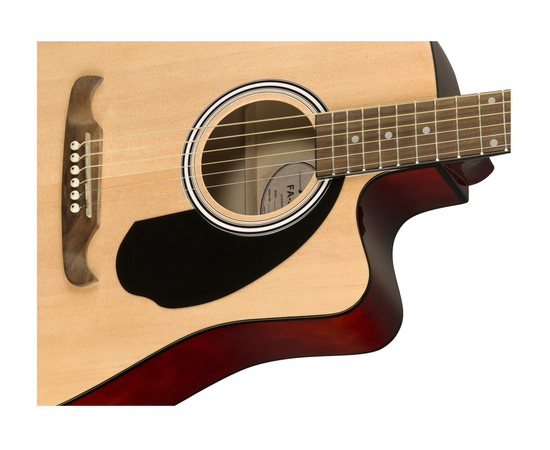 Гитара электроакустическая FENDER FA-125CE DREADNOUGHT ACOUSTIC NATURAL WN, фото , изображение 3