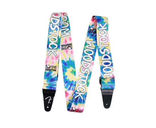 Ремень гитарный FENDER WOODSTOCK STRAP BLACK, TIE-DYE - 142287 за 0 грн. | 4Club