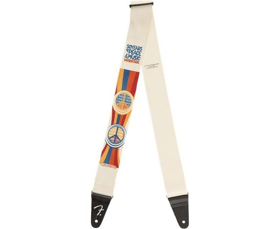 Ремінь гітарний FENDER WOODSTOCK STRAP, PEACE, image , зображення 2