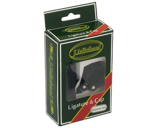 Лигатура для сопрано саксофона J.MICHAEL D02 Leather Clamp and Cap for Soprano Sax