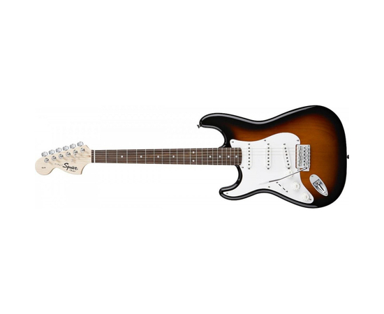 Электрогитара SQUIER by FENDER AFFINITY SERIES STRATOCASTER LH LR BROWN SUNBURST, фото , изображение 2