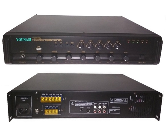 Усилитель Younasi Y-2200SU, 200Вт, USB, 5 zones - 115890 за 12825 грн. | 4Club