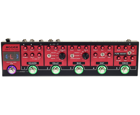 Мульти-эффектная гитарная педаль MOOER RED TRUCK - 143001 за 12474 грн. | 4Club