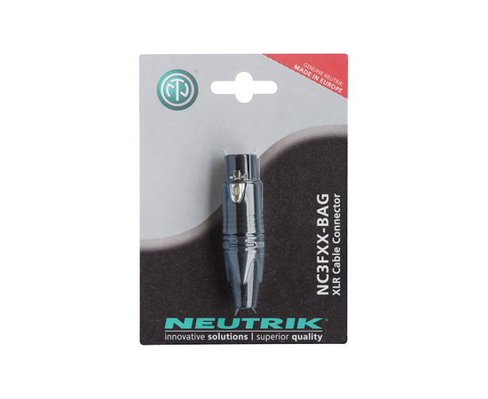 XLR разъем Neutrik NC3FXX-BAG-POS - 130277 за 0 грн. | 4Club