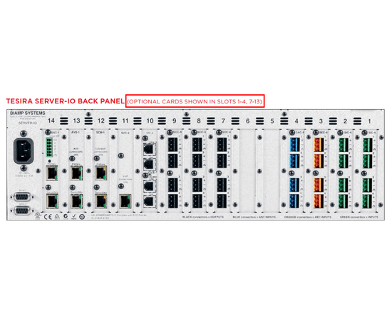 Цифровий мережний сервер BIAMP TESIRA SERVER-IO, image , зображення 2