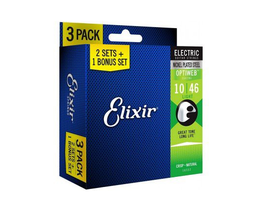 Струны для электрогитары Elixir EL OW L (3 Pk) - 143317 за 1690 грн. | 4Club