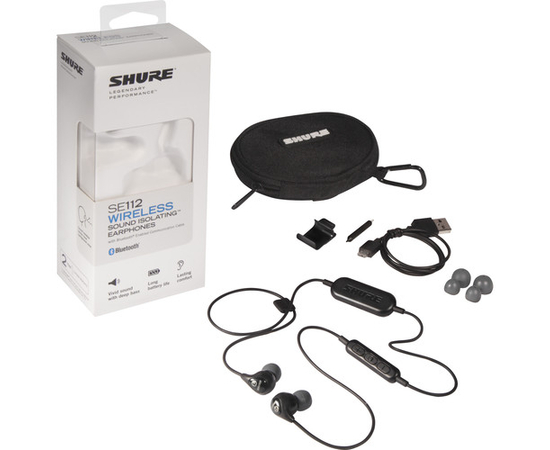 Bluetooth наушники SHURE SE112-K-BT1-EFS