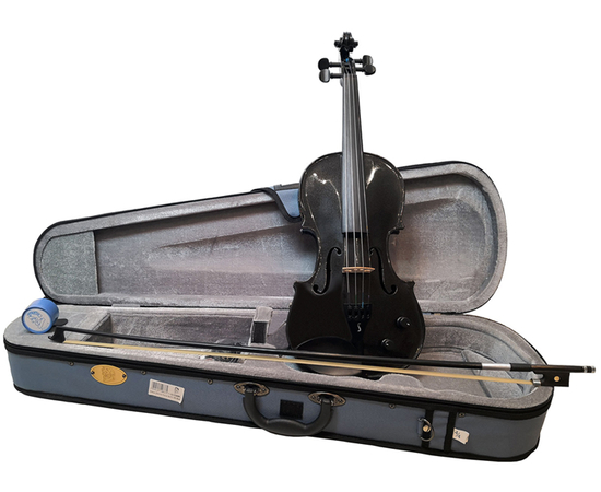 Электроакустическая скрипка STENTOR 1515ABK Harlequin Electric Violin Outfit 4/4 (Black)