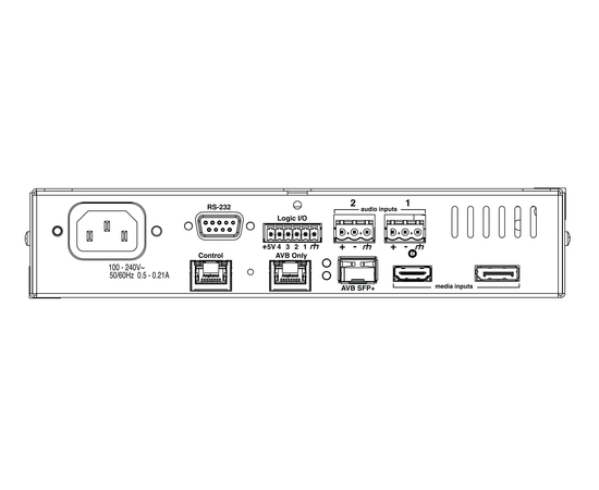 AVB відео енкодер BIAMP TESIRALUX IDH-1, image 