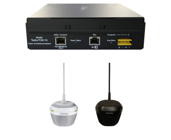 Потолочный микрофон BIAMP PARLE TCM-1A WHITE, фото , изображение 2