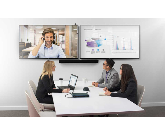 Настольный всенаправленый микрофон BIAMP Devio DTM-1				, фото 