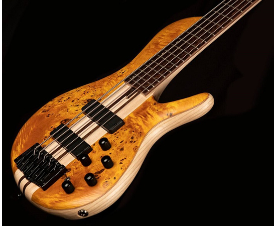 Бас-гитара CORT A5 Plus SC (Amber Open Pore)