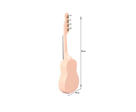 Укулеле FENDER UKULELE VENICE SOPRANO SHELL PINK WN
