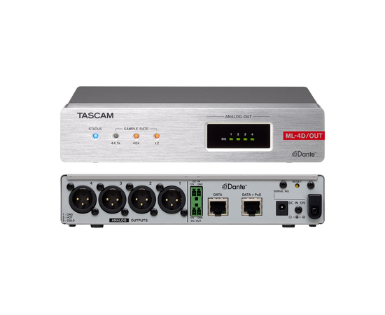 Конвертер TASCAM  ML-4D/OUT-X DA CONVERTER - 143581 за 37389 грн. | 4Club