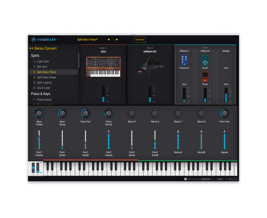 Программное обеспечение Arturia Analog Lab 4