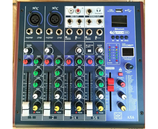Микшер DJ Lights AX 6 - 143836 за 0 грн. | 4Club