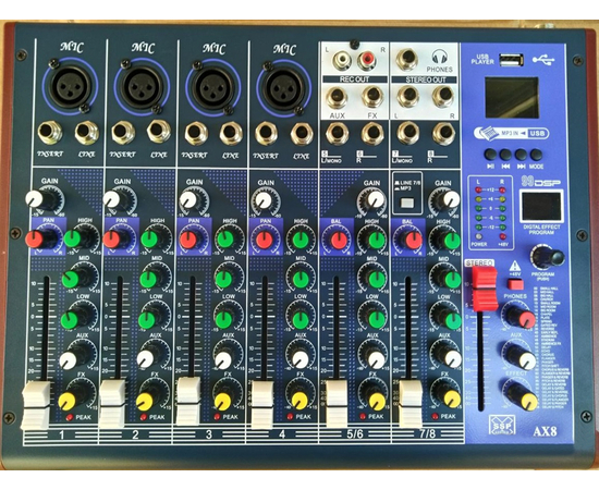 Микшер DJ Lights AX 8 - 143837 за 6640 грн. | 4Club