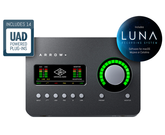 Аудиоинтерфейс UNIVERSAL AUDIO ARROW Thunderbolt 3 - 131720 за 0 грн. | 4Club