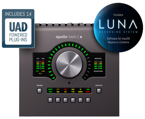 Аудиоинтерфейс UNIVERSAL AUDIO Apollo Twin X Duo - 142472 за 0 грн. | 4Club